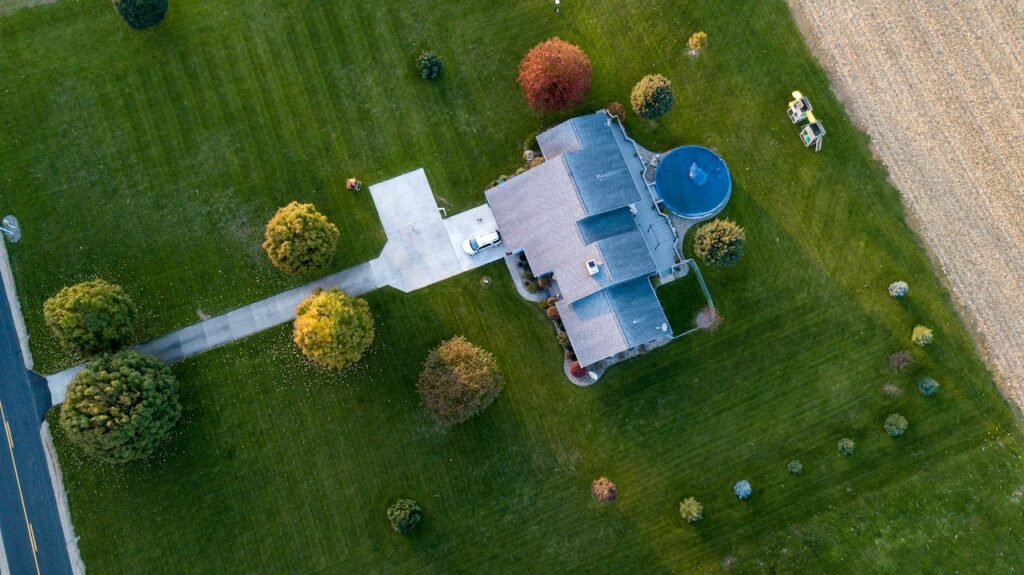 Zdjęcia domów z Drona